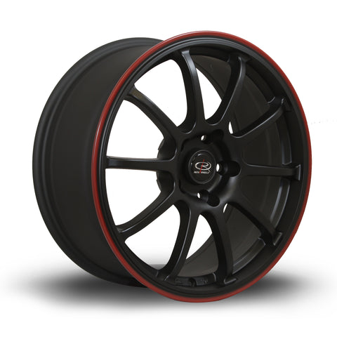 Rota Force 17x8 5x100 ET35 FlatRed Alloy wheel