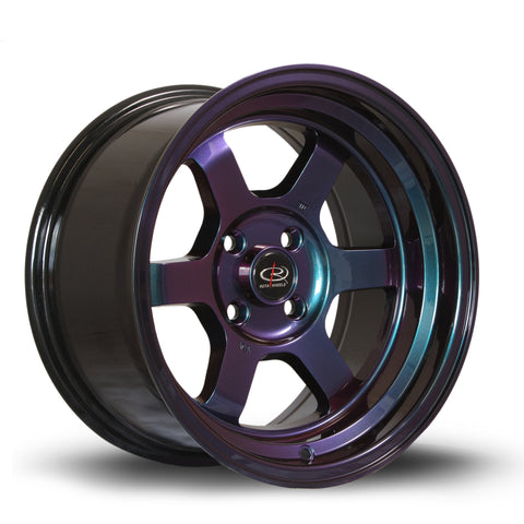 Rota Grid-V 15x8 4x100 ET0 FGMBlack Alloy wheel