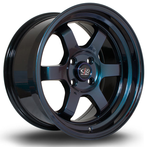 Rota Grid-V 16x8 4x100 ET20 FGMBlack Alloy wheel