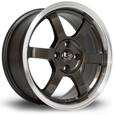 Rota Grid 17x7.5 4x114 ET45 White Alloy wheel